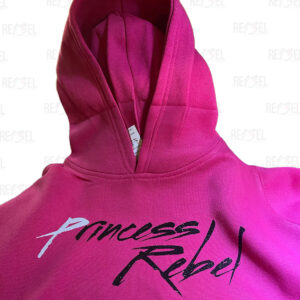 Princess Rebel Hoodie – Hot Pink