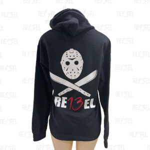 Masked Rebel Hoodie – Black (Women's)