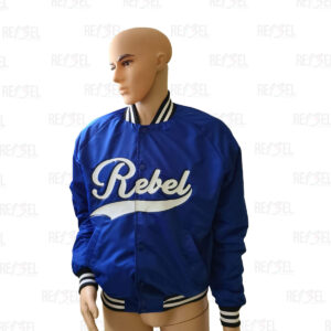 Rebel Varsity Jacket – Royal Blue