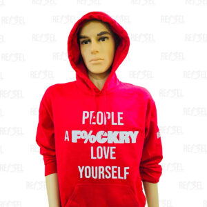 People A F%¢KRY Love Yourself Hoodie –  Red